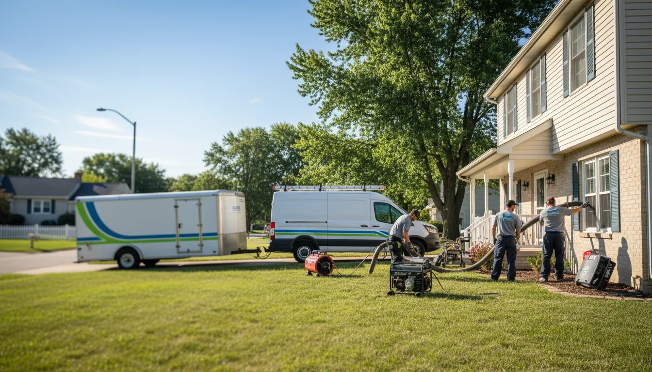 Flooded Basement Restoration And Cleanup With Repair in Lincoln, NE near me
